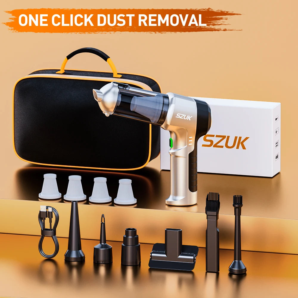SZUK 9998700PA Car Vacuum Cleaner Strong Suction Cordless Wireless Car Cleaner Portable HandHeld Vacuum Cleaner Cleaning Machine