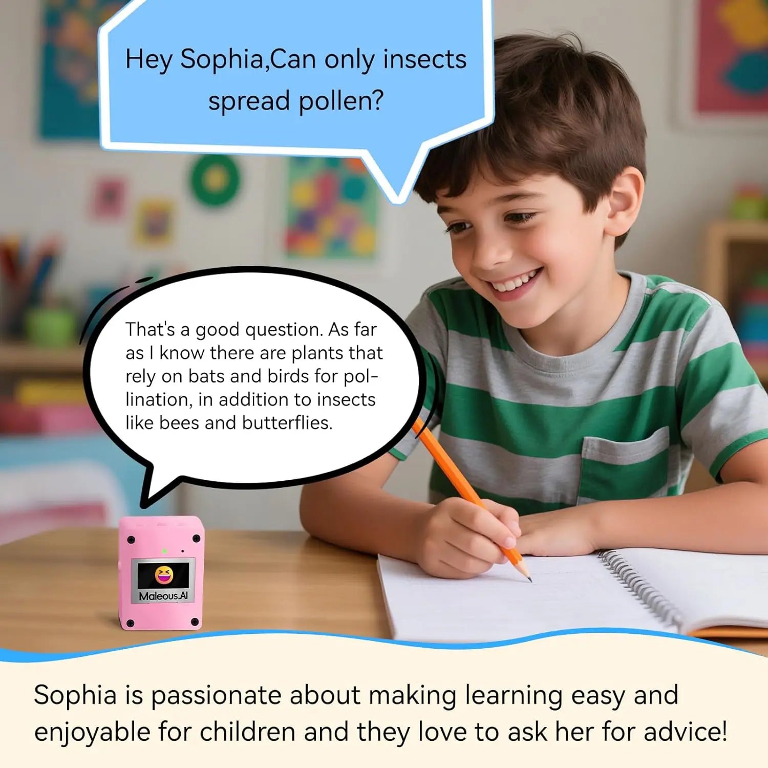 DeepSeek XiaoZhi Mini AI Robot | Intelligent Voice Chatbot, AI Emotional Interaction, Smart Learning Gift,AI companion robot