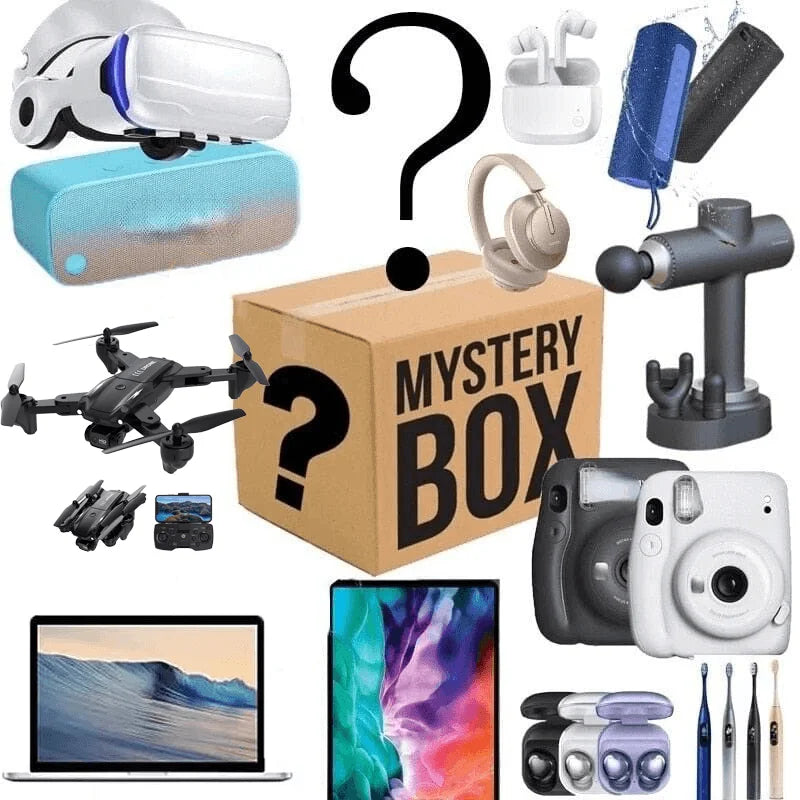 Lucky Electronics Vintage Mystery Festival Gift Box Random Boxes for 4G Devices SIM Slot Drop Caja Misteriosa Surprise Gift