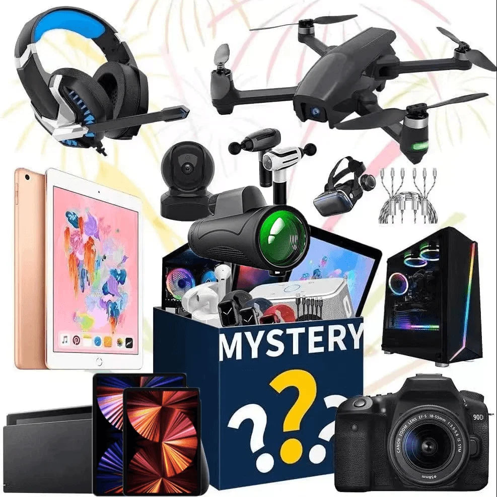 Lucky Electronics Vintage Mystery Festival Gift Box Random Boxes for 4G Devices SIM Slot Drop Caja Misteriosa Surprise Gift