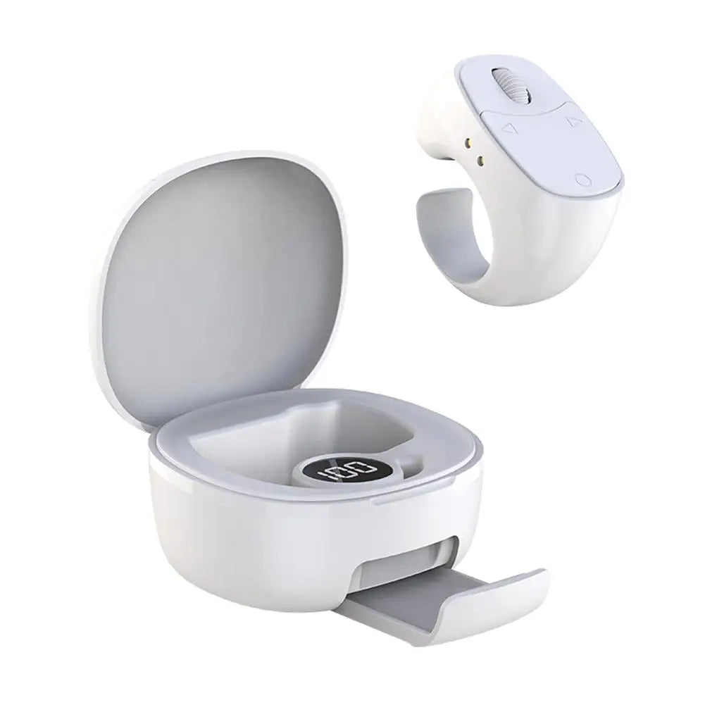 Bluetooth Page Turner Remote with Scroll Wheel - for eBooks, Videos; Wireless Shutter, Phone Stand Compatible (Volume Zoom)