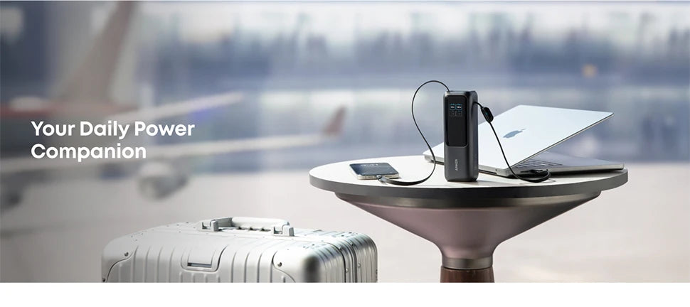 Anker Laptop Power Bank, zewnętrzna bateria 25 000 mAh Z 3 portami USB-C o mocy 100 W do ładowania wielu urządzeń