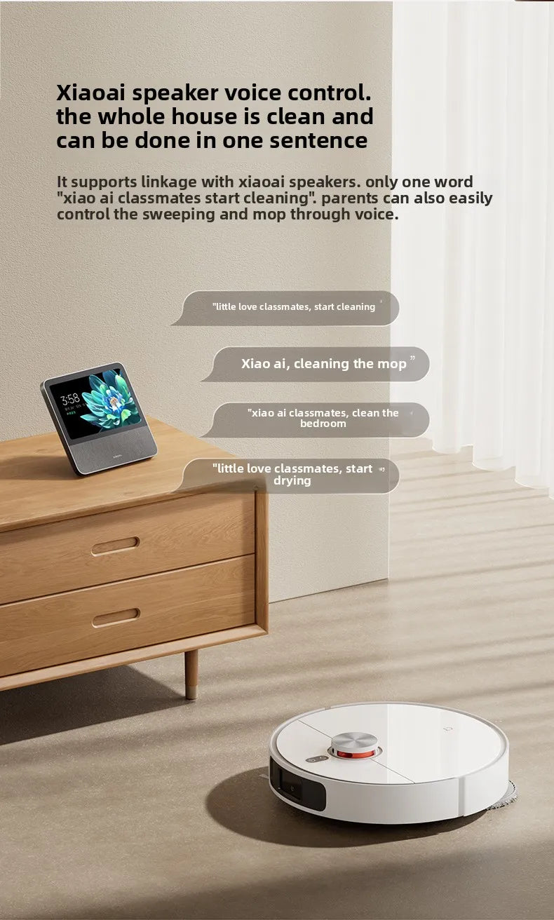 Xiaomi Mi Home Robotic Vacuum Cleaner M40,M40S with Mechanical Arm Sweeping and Mopping Intelligent Appliance