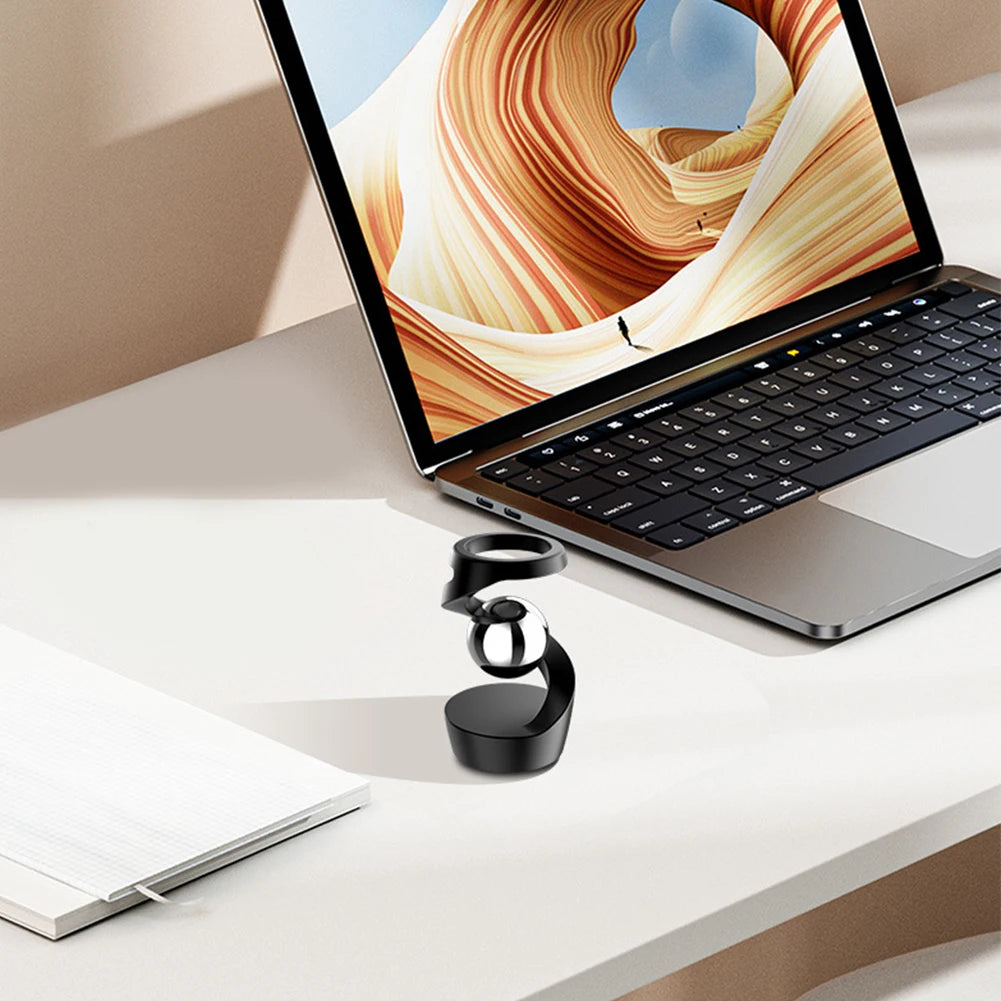 Gravity Defying Kinetic Desk Toy Levitating Desk Toy Fidget Spinners Kinetic Spinning Desk Toys for Office Desk Decor for Adults