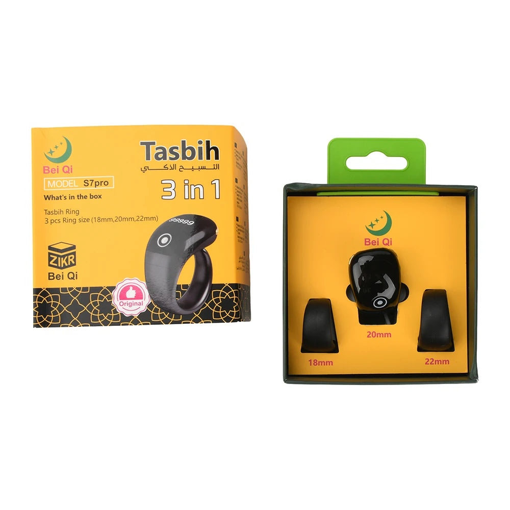 S7pro  0~99999 Ring Counter OLED Display Type C Bluetooth APP Control Monitor Electronic Finger Counter Three-speed