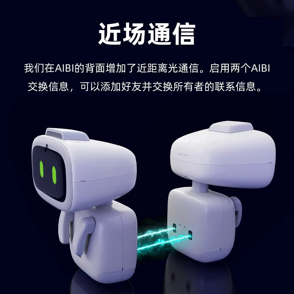 Ai Pocket Pet Aibi Smart Robot Bluetooth Wifi Connect Voice Conversation Gpt Rotating Camera Portable Small Intelligent Robots