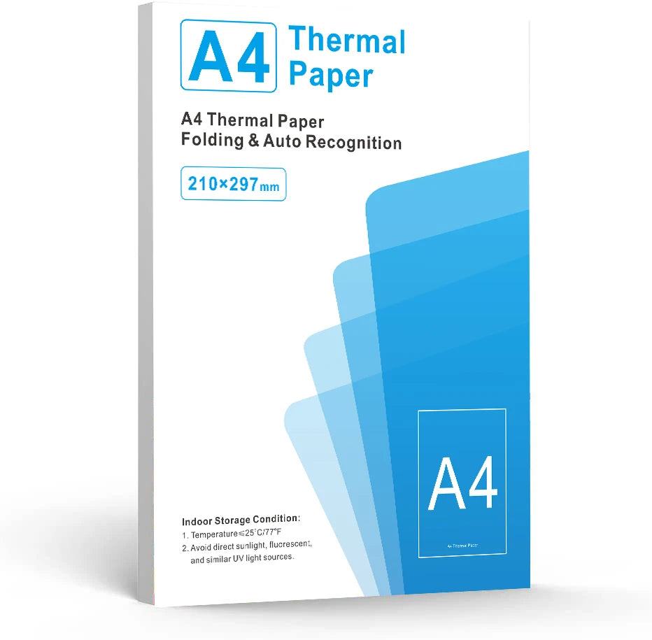 Inkless Portable A4 Thermal Printer Bluetooth PDF Excel Word Document Printing Machine Paper Roll For Office Work Home School