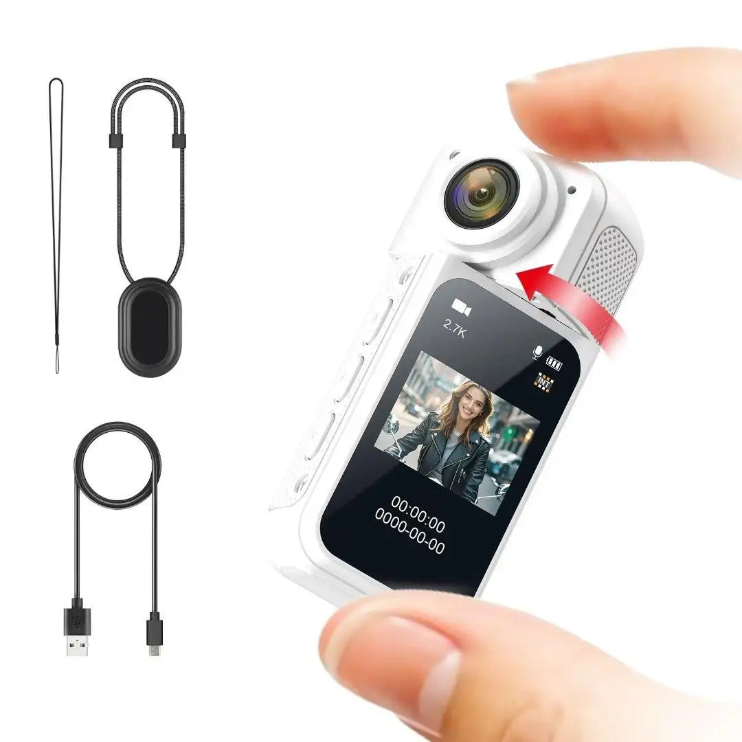 Xiaomi S70 Mini Recorder 2.7K Finger Action Camera Lightweight POV With Magnetic Belt 1.47 inch IPS Screen Bicycle Vlog Pet Cam