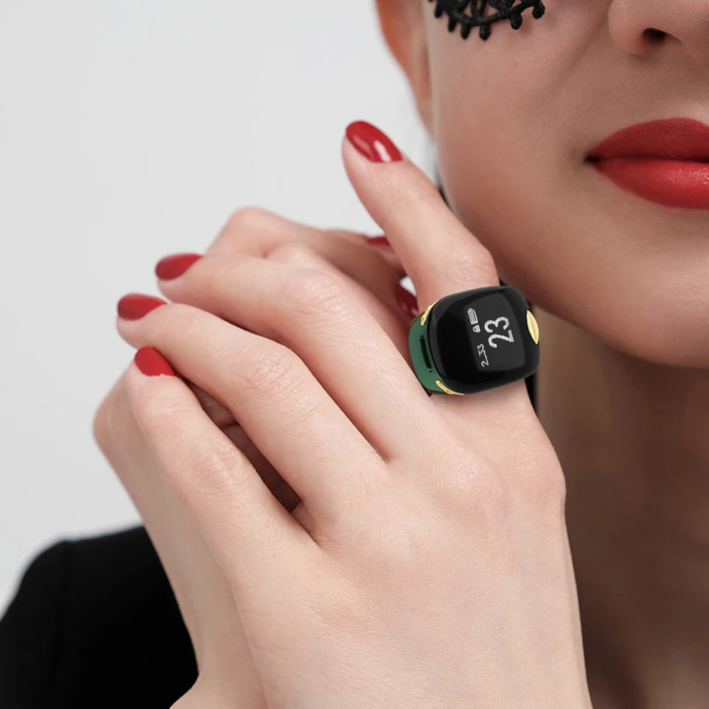 Portable Ring Type Ball Digital Finger Counter 75mah Type-C Rechargeable Adjustable OLED Screen Display Mini Tally Counter