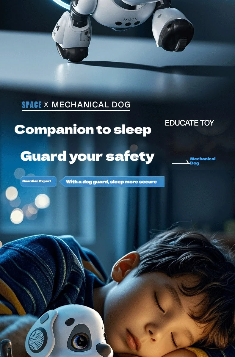 Latest Electric Intelligent Robot Dog Toy Remote Control Car For Children Gesture Dual SensationRacing Boy Gift robots kids toys