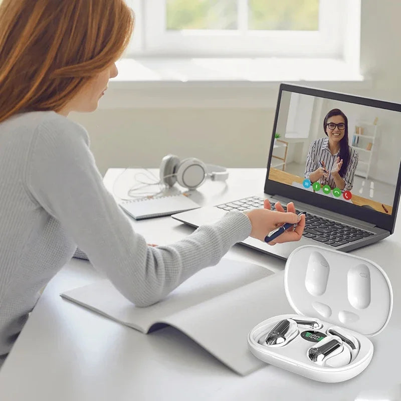 VIVO 3-in-1 AI Translator Earbuds 140 Languages Noise Cancelling Bluetooth 5.3 Headset Instant Translator Smart Voice Real Time