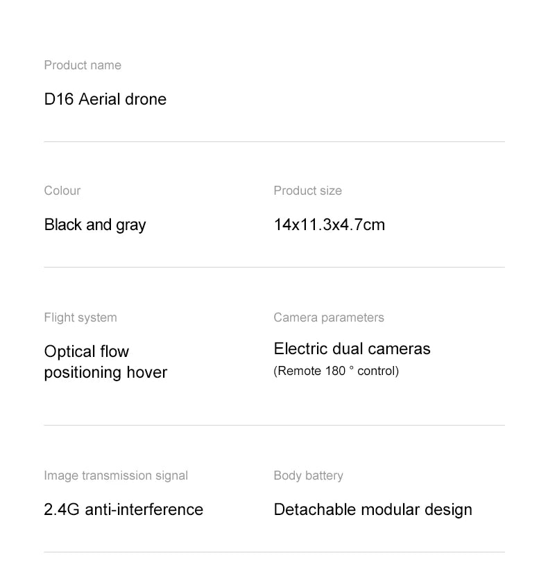 Xiaomi D16 Drone 8K Aerial HD Profesional Dual Camera Optical Flow Positioning Intelligent Avoidance Bushless Power GPS Drone