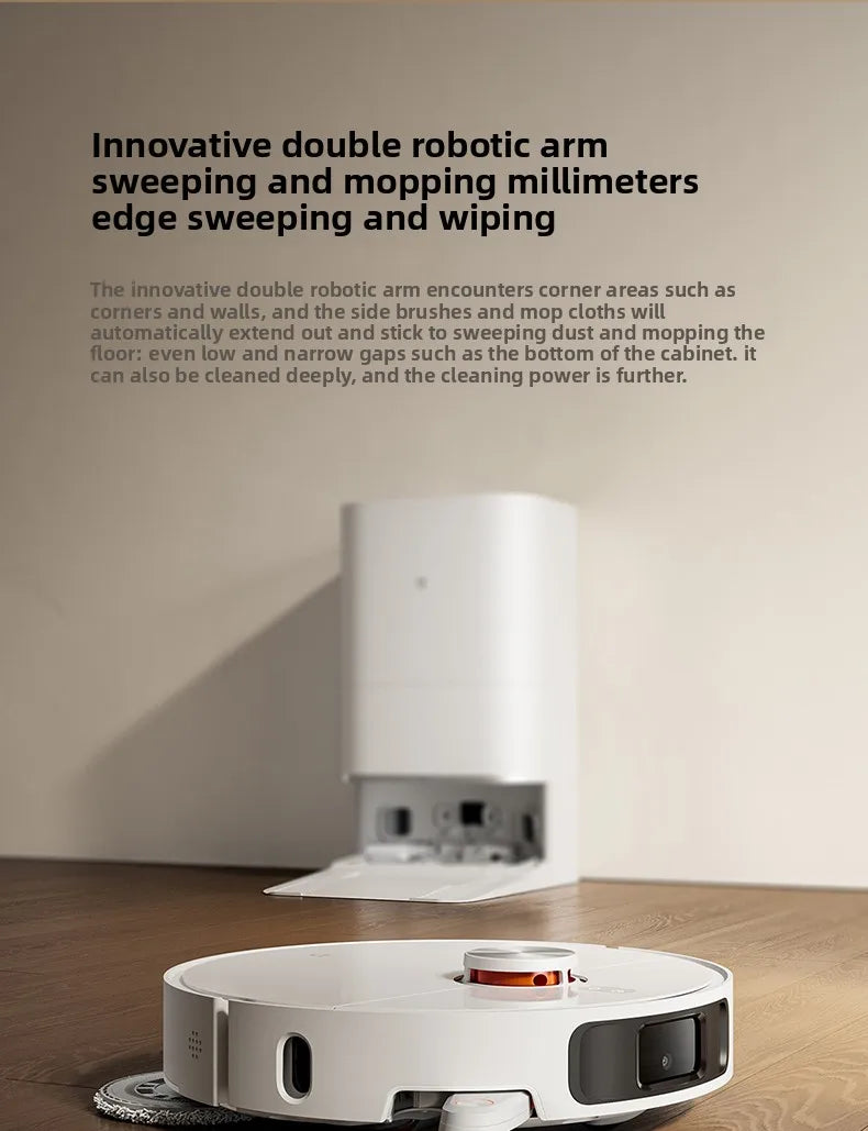 Xiaomi Mi Home Robotic Vacuum Cleaner M40,M40S with Mechanical Arm Sweeping and Mopping Intelligent Appliance
