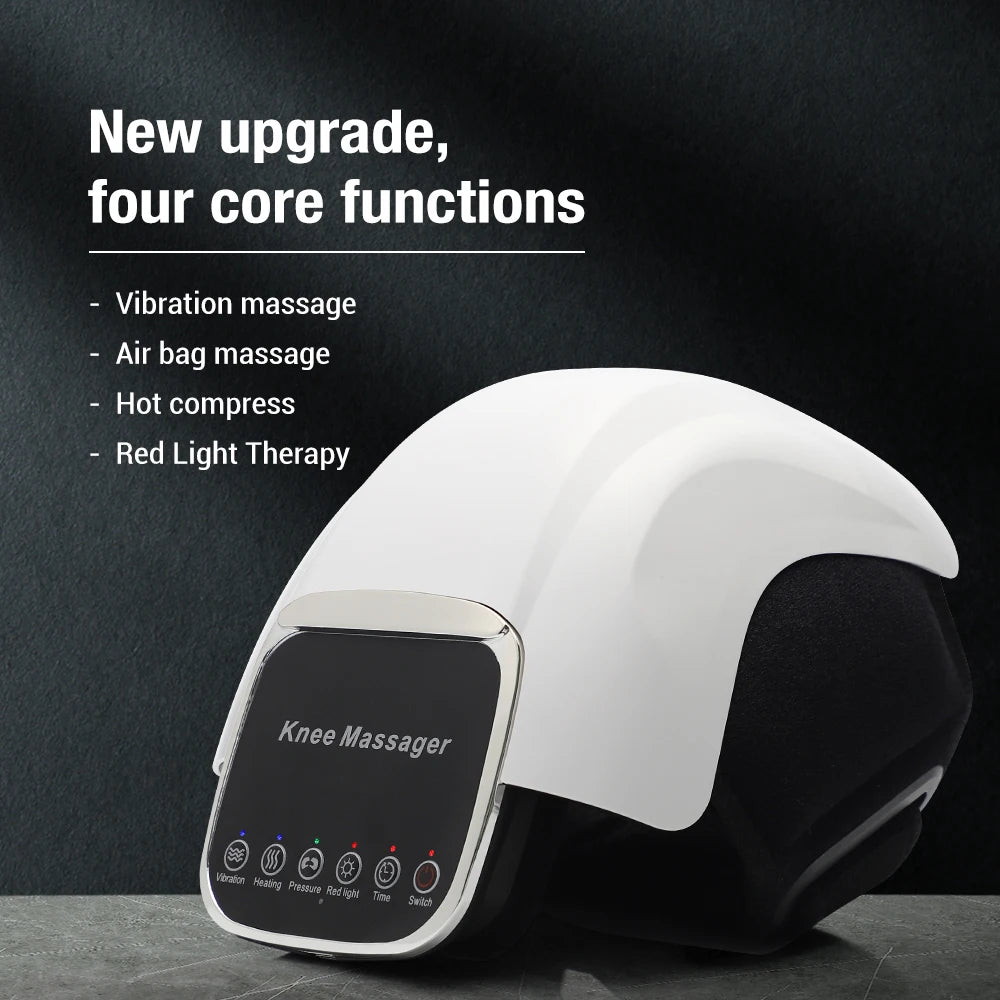 Smart Knee Massage Hot Compress Knee Relax Massager Knee Cap Treasure Laser Infrared Elbow Shoulder Massager Relive Joint Pain