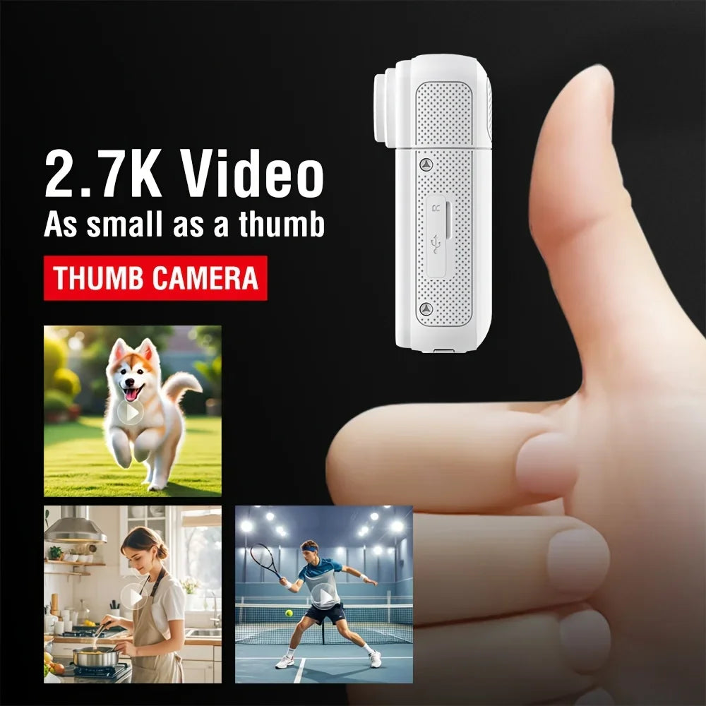 Xiaomi S70 Mini Recorder 2.7K Finger Action Camera Lightweight POV With Magnetic Belt 1.47 inch IPS Screen Bicycle Vlog Pet Cam