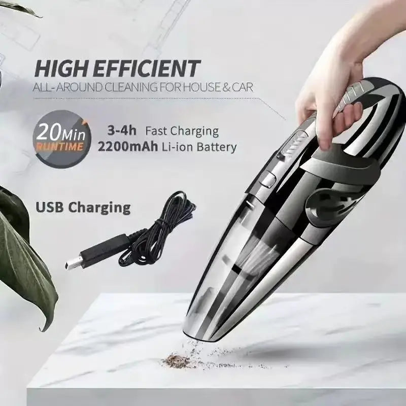 2025 New Handheld Vacuum Cleaner Multi-Function Integrated Machine Home Car Portable Wireless High Suction Gift