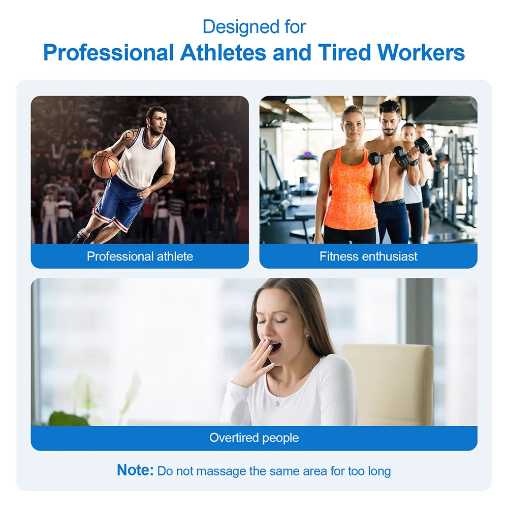 22-Head Fascia Gun High-Frequency Vibration Body Massage Gun Back and Waist Massager Neck Shoulder Massager Muscle masajeador