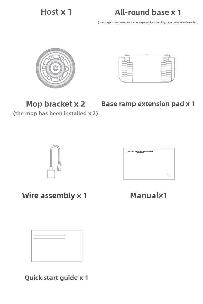 Xiaomi Mi Home Robotic Vacuum Cleaner M40,M40S with Mechanical Arm Sweeping and Mopping Intelligent Appliance