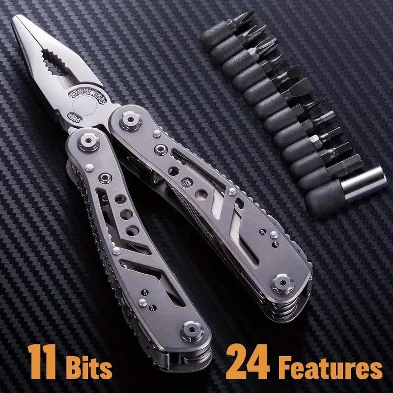 Multitool 24-in-1 Multitools Pliers with Professional Multi-tool for Survival Camping and Hunting Gifts for Men Dad Hus band