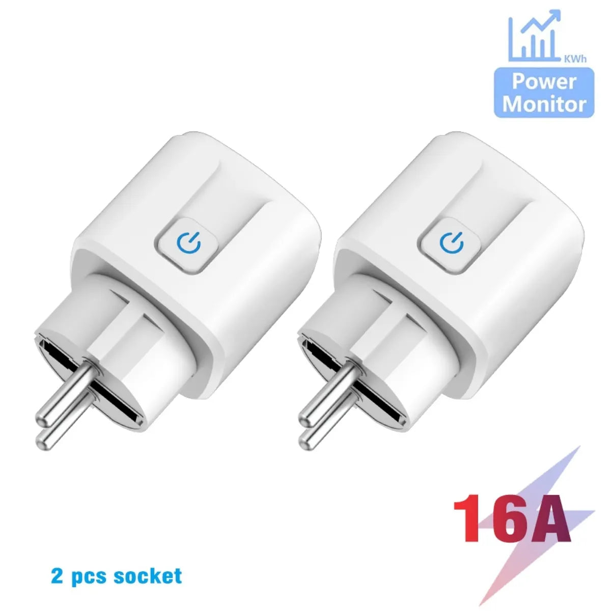 TASMOTA WiFi Plug Works With Matter Home Assitant Electric Consumption Monitoring 16A