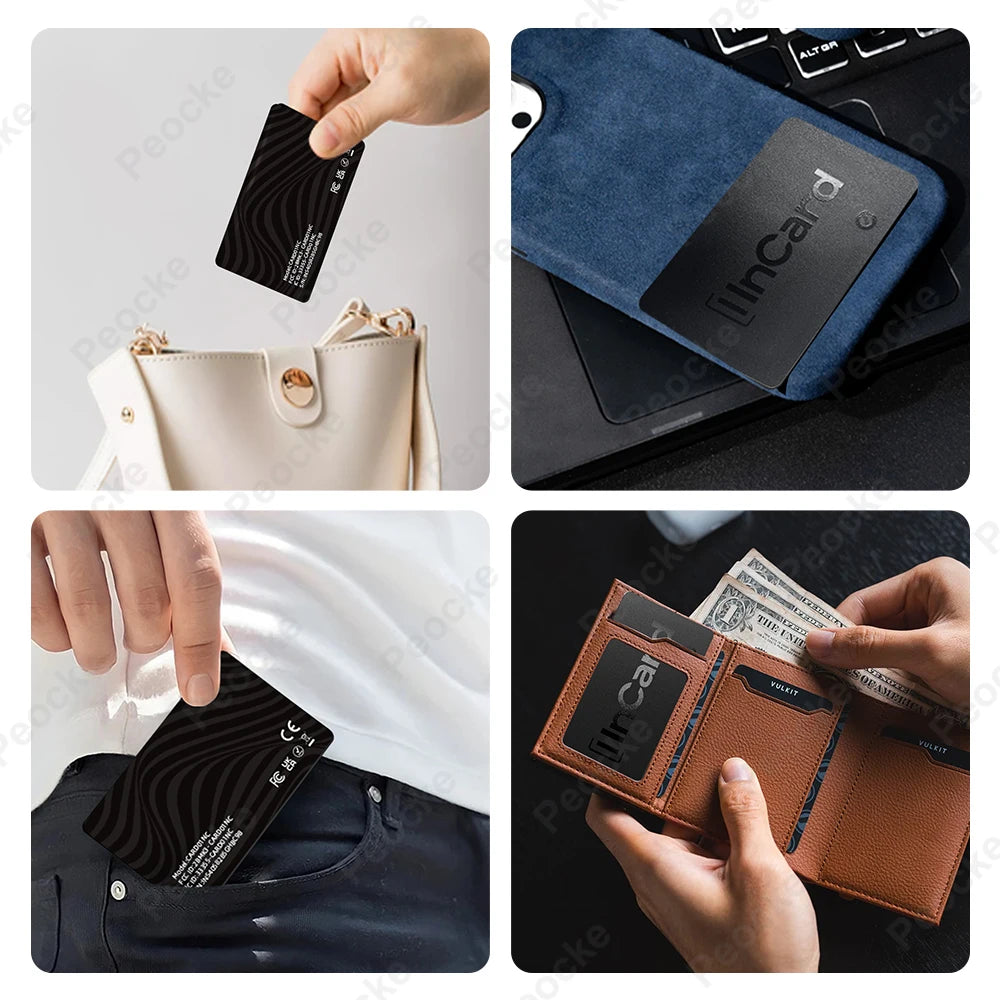 Wallet Anti-loss Card Location Tracking GPS Smart Tag for Android Key Luggage Finder With iPhone Find My App Bluetooth Device