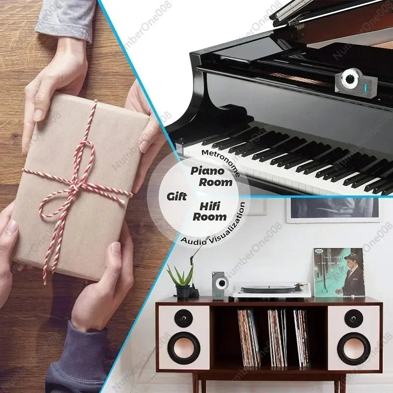 New Dancing Ferrofluid with Music Rhythm, Ferrofluid Speaker Music Mate/Sound Partner, Ferrofluid Display Lamp, Magnet Liquid To