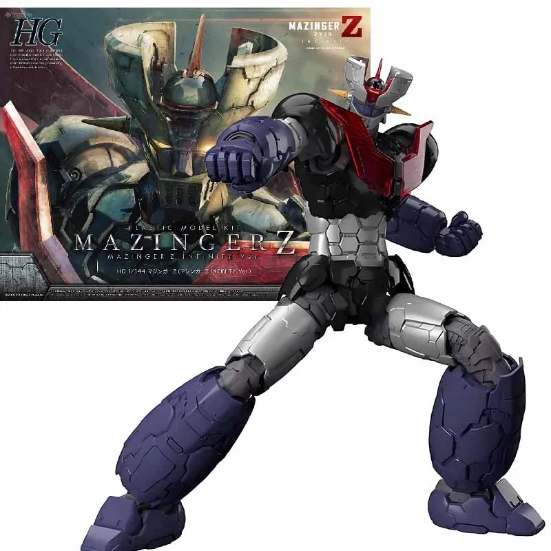In Stock BANDAI Original HG 1/144 INFINITISM GRENDIZER  Assembly Model Toys Collectible Model Ornaments Gifts for Children