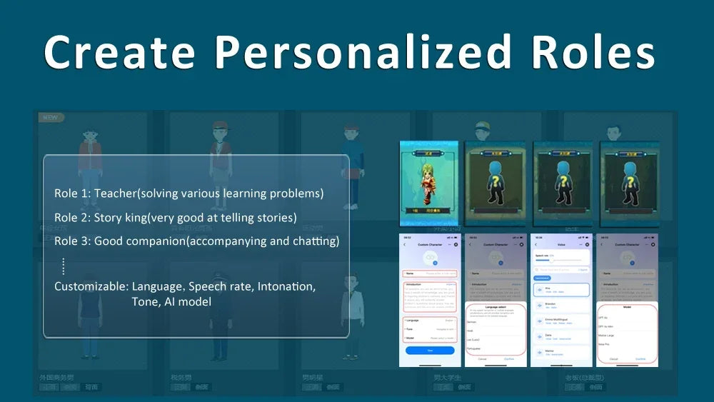 Tuya Smart Life AI Voice Recognition Robot Early Education Toys for Kids Speech Interactive Telling Stories Companion Chatbot