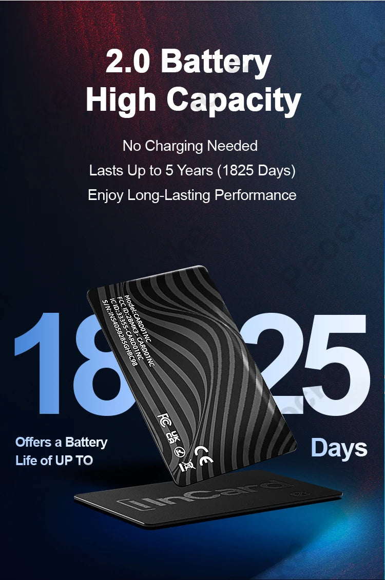 Wallet Anti-loss Card Location Tracking GPS Smart Tag for Android Key Luggage Finder With iPhone Find My App Bluetooth Device