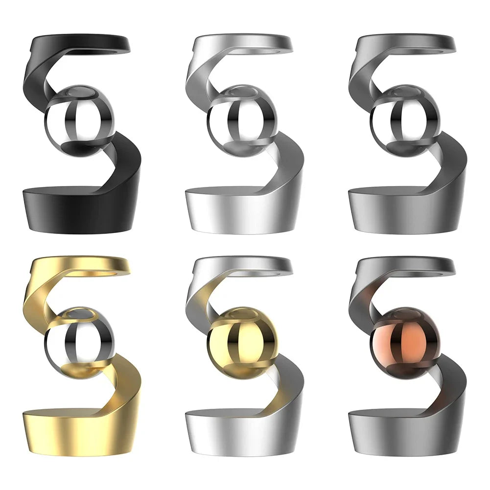 Gravity Defying Kinetic Desk Toy Levitating Desk Toy Fidget Spinners Kinetic Spinning Desk Toys for Office Desk Decor for Adults