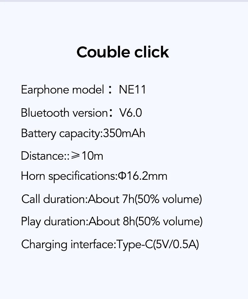 Translator HTC NE11 Bluetooth 6.0 OWS Wireless Headphones Translation Earphones Full-Color Touch Screen Ultra Long Battery Life