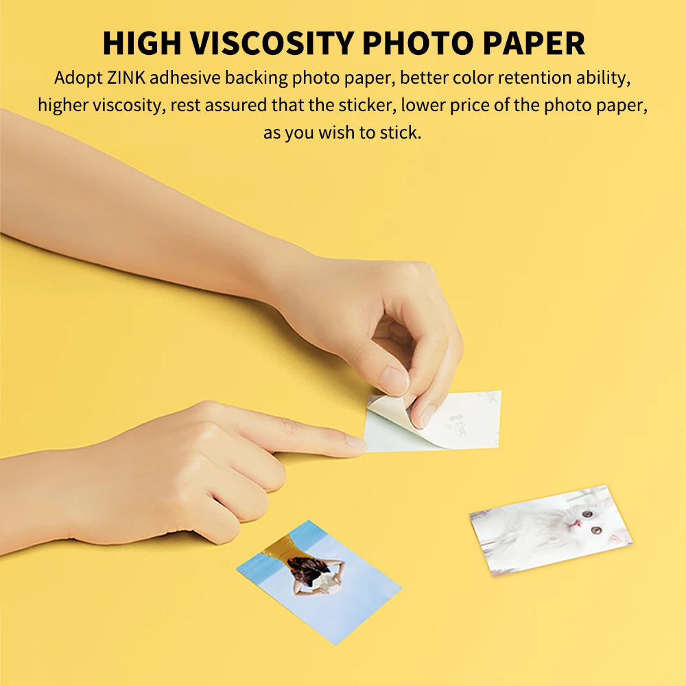 Xiaomi AR Printer 300dpi Portable Photo Mini Pocket With DIY Share 500mAh Picture Printer Pocket Printer Work With Mihome APP