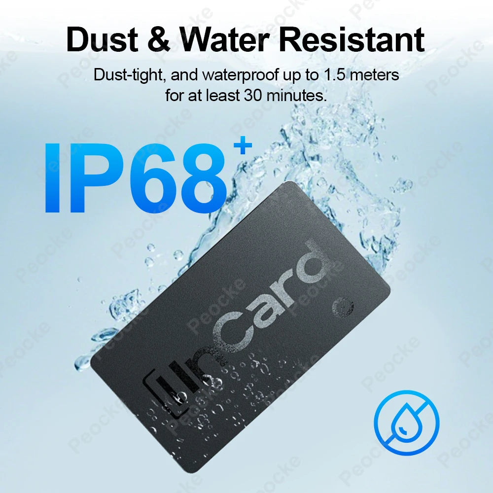 Wallet Anti-loss Card Location Tracking GPS Smart Tag for Android Key Luggage Finder With iPhone Find My App Bluetooth Device