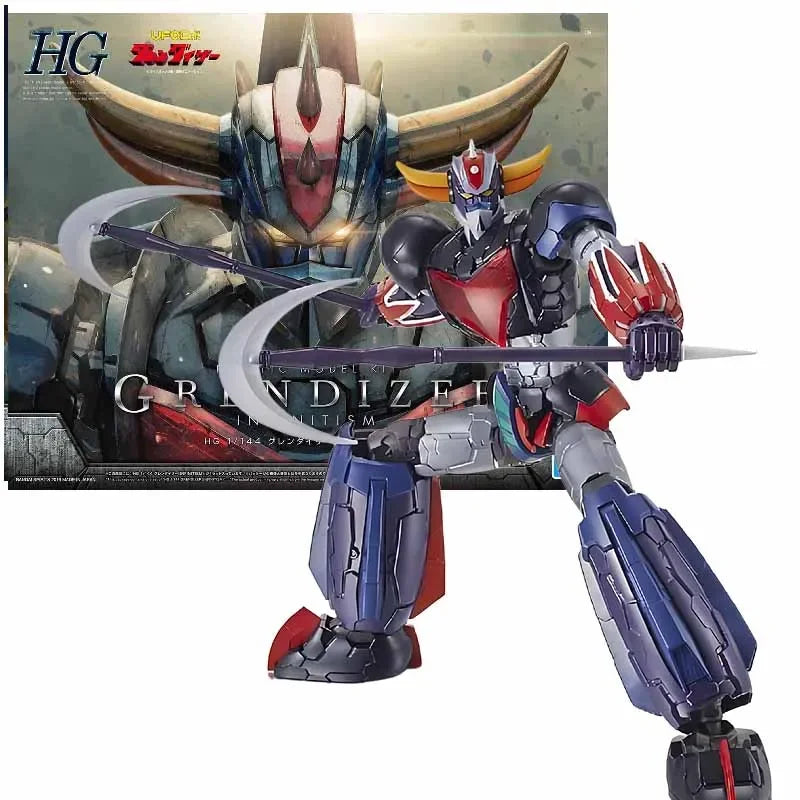 In Stock BANDAI Original HG 1/144 INFINITISM GRENDIZER  Assembly Model Toys Collectible Model Ornaments Gifts for Children