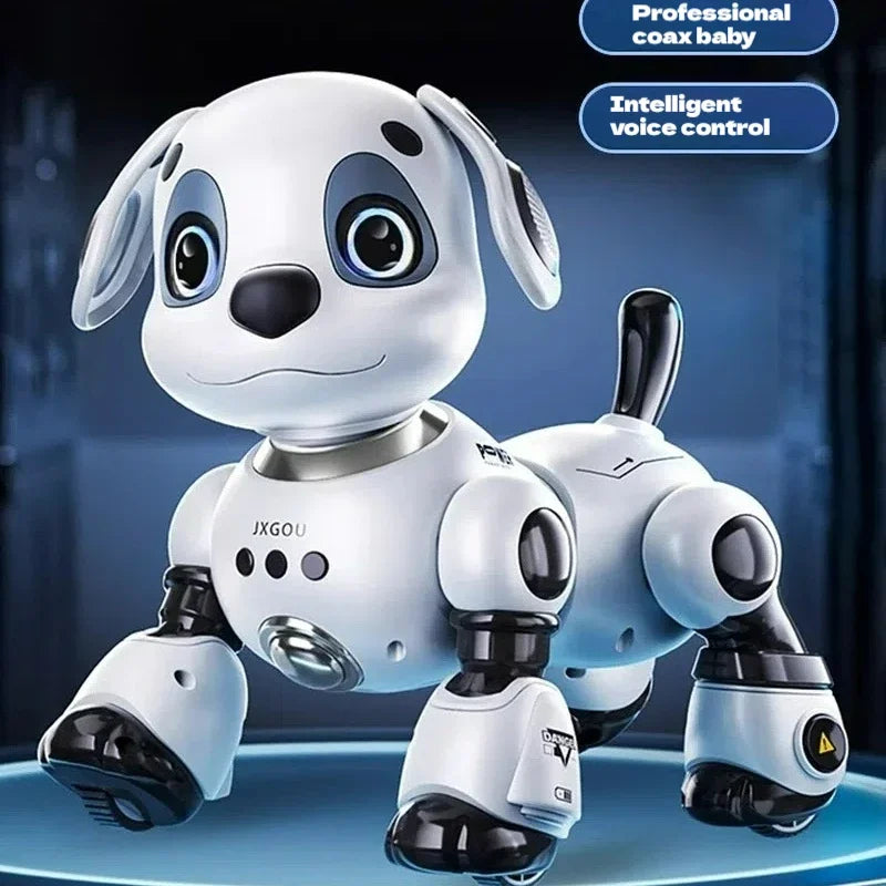 Latest Electric Intelligent Robot Dog Toy Remote Control Car For Children Gesture Dual SensationRacing Boy Gift robots kids toys