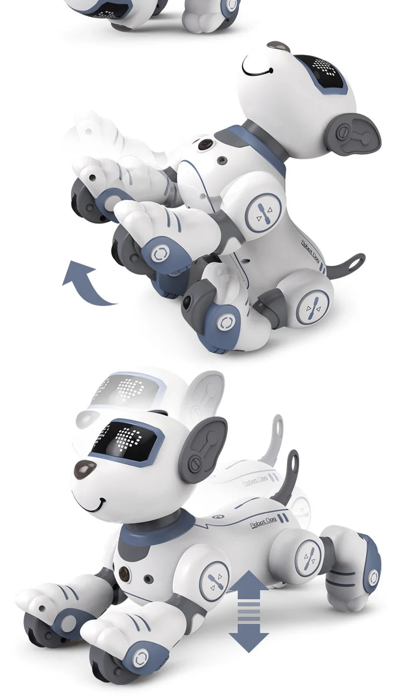 2025 AI Smart Robot Dog - Voice Control, Touch Sensing, Programmable Pet Toy Gift for Boys Girls (RC Dancing)