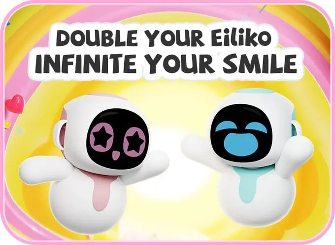 Eiliko Smart Robot Portable Emotional Interaction Companion Robots Mini Eilik Ai Chat Robot Long Battery Life Kid/Couple Gifts
