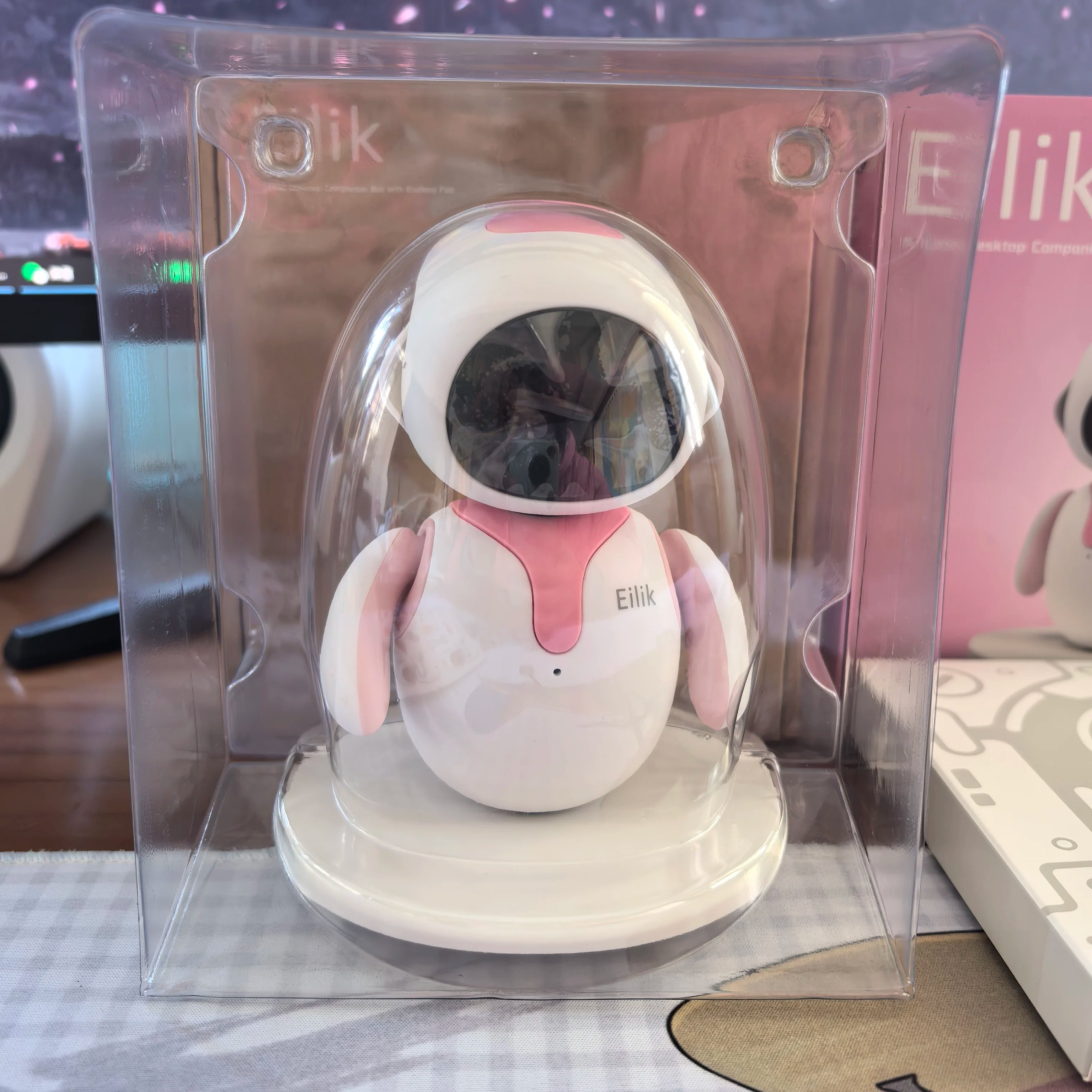 Eilik A Cute Robot Pets Toys with Abundant Emotions Animations and Mini Games Your Perfect Desk Touch Interactive Companion