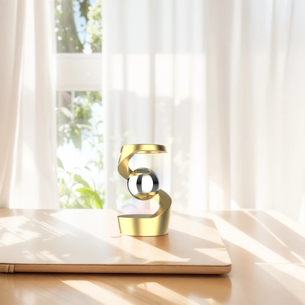 Gravity Defying Kinetic Desk Toy Levitating Desk Toy Fidget Spinners Kinetic Spinning Desk Toys for Office Desk Decor for Adults