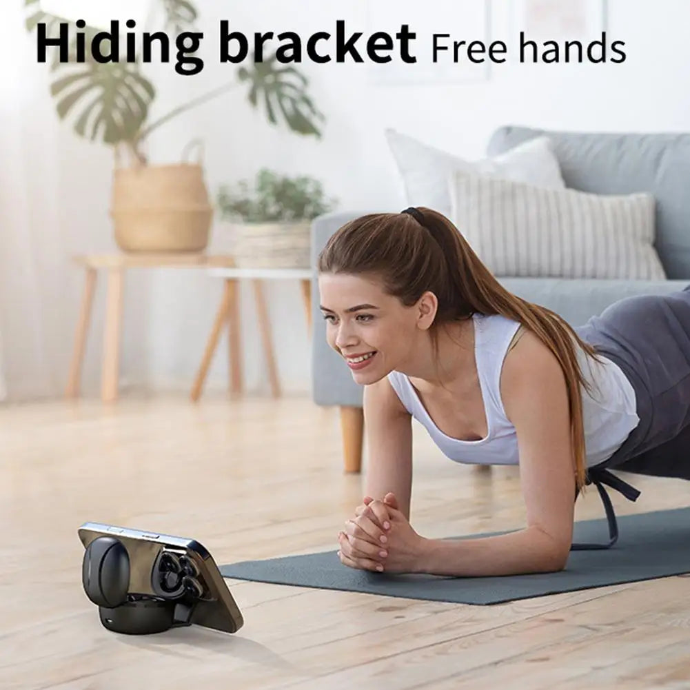 Bluetooth Page Turner Remote with Scroll Wheel - for eBooks, Videos; Wireless Shutter, Phone Stand Compatible (Volume Zoom)