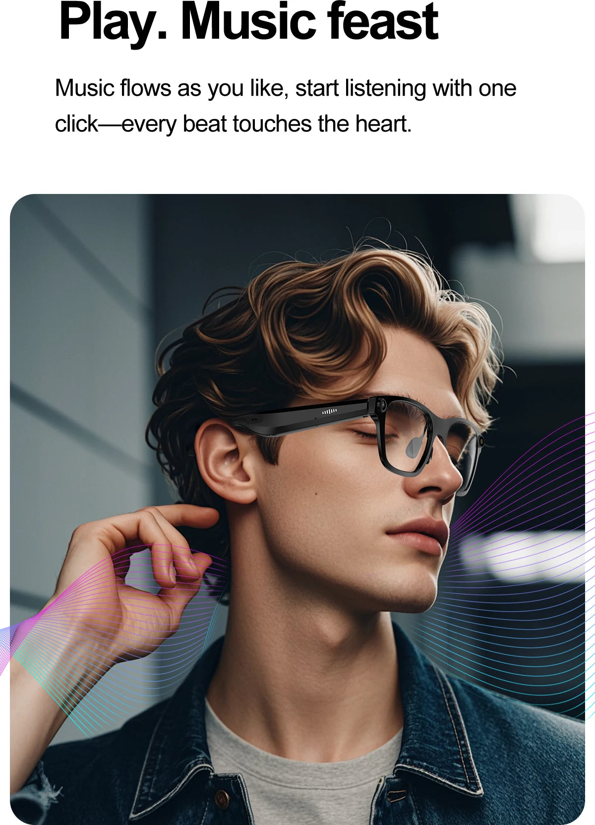 New OTA Upgrade Smart Glasses 1080P HD Camera Video Record AI Chat GPT Function Q&A Translation Wireless Call Women Men Eyeglass