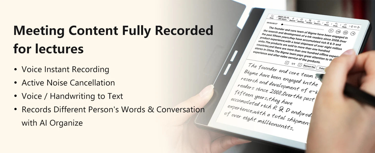 Bigme B751 7-inch ink screen e-book reader handwriting electronic paper ebook electronic notebook electronic epaper reader