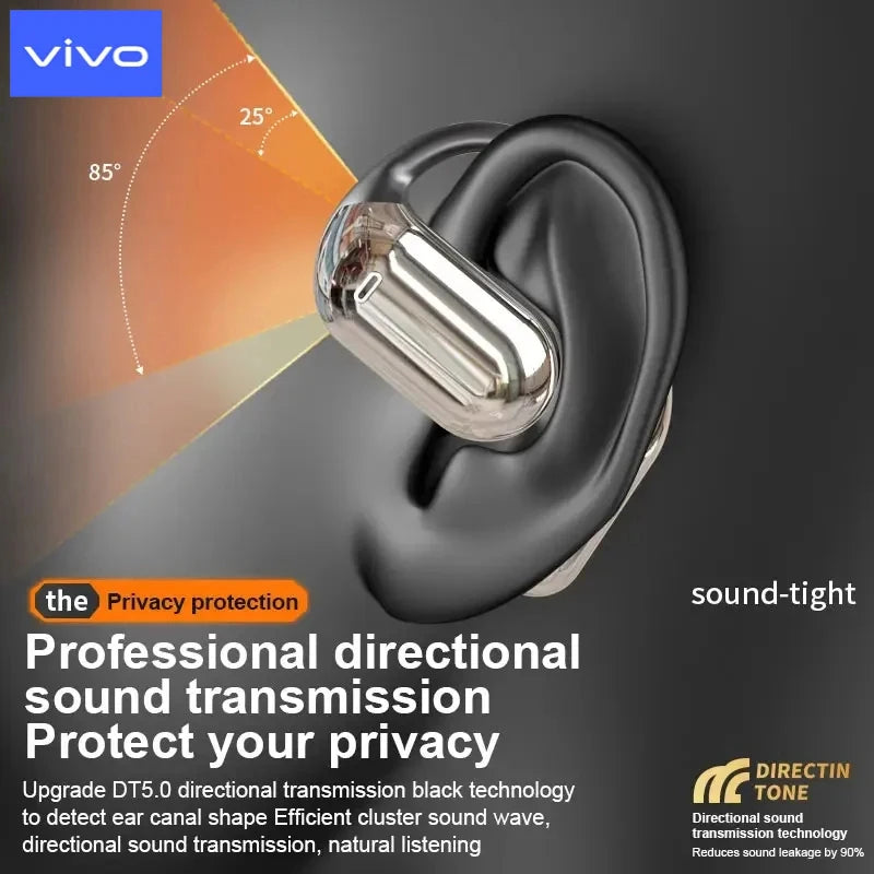 VIVO 3-in-1 AI Translator Earbuds 140 Languages Noise Cancelling Bluetooth 5.3 Headset Instant Translator Smart Voice Real Time