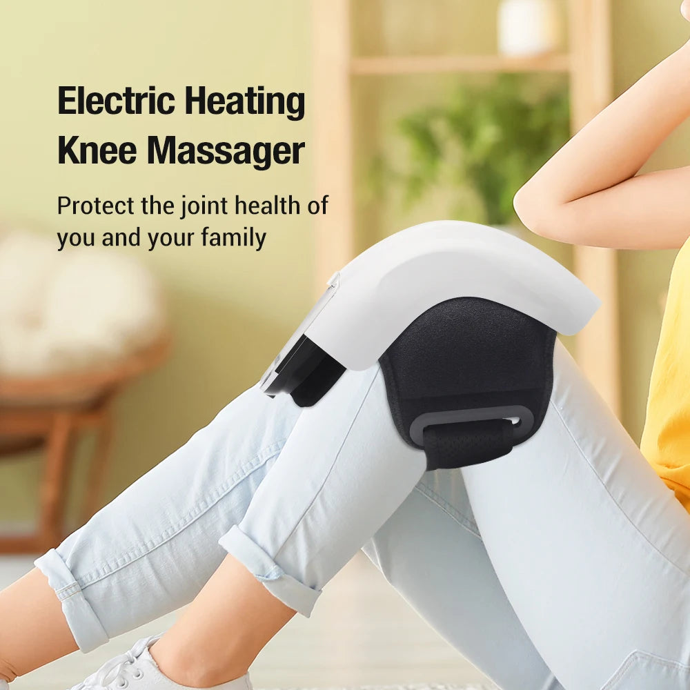 Smart Knee Massage Hot Compress Knee Relax Massager Knee Cap Treasure Laser Infrared Elbow Shoulder Massager Relive Joint Pain