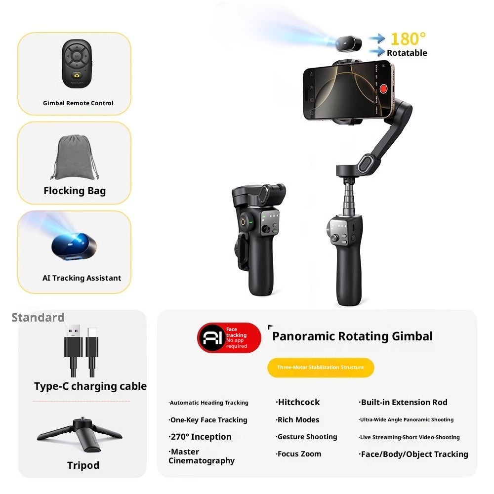 Face Tracking Professional Anti-shake Mobile Phone Stabilizer Handheld