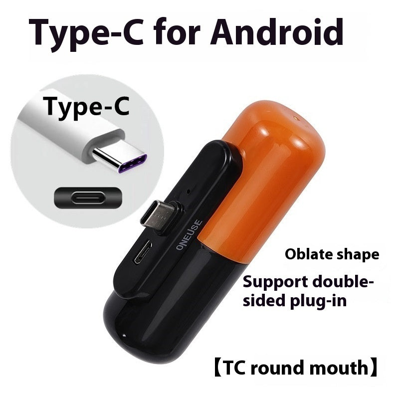 Capsule Android Portable Fast Charge Power Bank