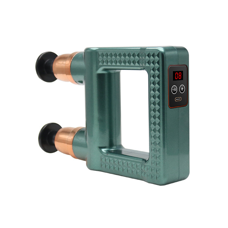 New Two-headed Mini Massage Gun High Frequency Vibration Muscle