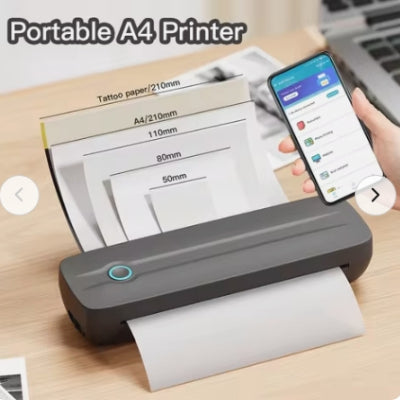 Portable A4 Thermal Printer Document File Word PDF Test Paper Photo Mini Wrong Question