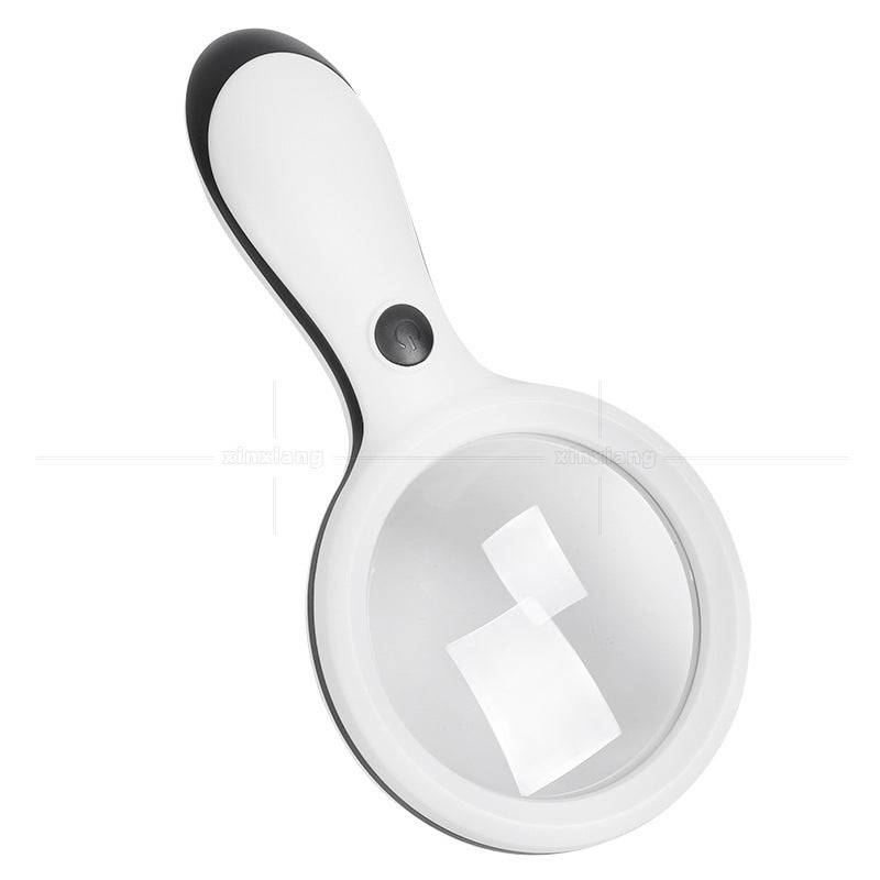 Large Mirror Handheld 10 Times HD Reading Magnifying Glass