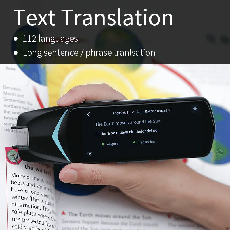 NEWYES 3.99 inch Scan Reader Pen 4 pen translator Real-time language instant voice Text Photo Translator Collins Dictionary